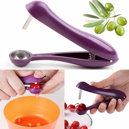 5'' Cherry Fruit Kitchen Olive Core Corer Pitter Remover Remove Pit Tool Seed Gadget Stoner