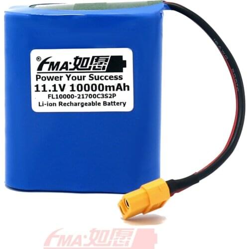 Li-ion Battery 11.1v 6AH/10AH Samsung 21700 30T/50E Replace 12V Lead-Acid XT60