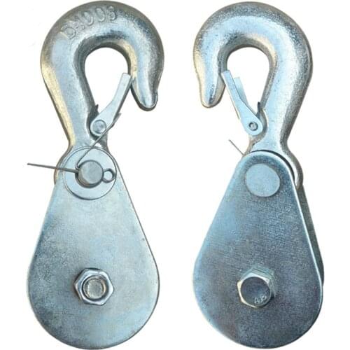 Mini electric hoist hook 0.5T/1T electric hoist hook hoist block hook small crane pulley