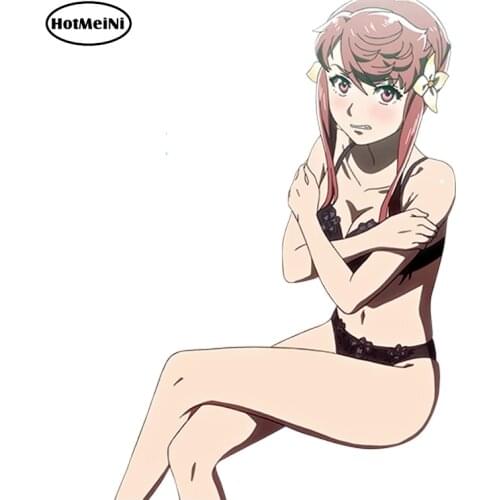 HotMeiNi 13cm x 8.9cm Car Sticker Big Order - Kurenai Rin Anime JDM Vinyl Car Decal Window Wiper Decal Styling Accessories