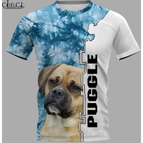 CLOOCL 2021 Newest Pug 3D Printed Men Women T Shirt Harajuku Summer Short Sleeve Casual Unisex Tops Drop Shipping