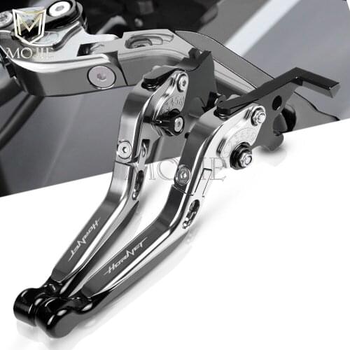 Motorcycle Hornet 250 Accessories Adjustable Folding Extendable Brake Clutch Levers For Honda Hornet250 2001 Brake Clutch Levers