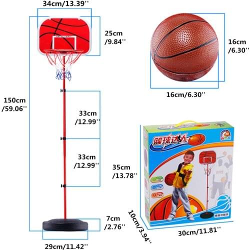 Christmas Gift Childrens Basketball Stand Portable Basket Rack Indoor Plastic Shooting Adjustable Kids Toy Outdoor Indoor Sport