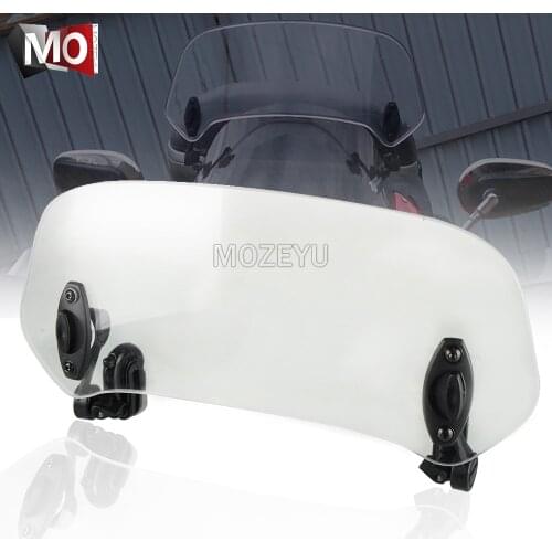 Motorcycle Windshield Extension Spoiler Windscreen Air Deflector For YAMAHA FZ-S 150 16 FZX 250 GTS1000A YP 400 MAJESTY MT01