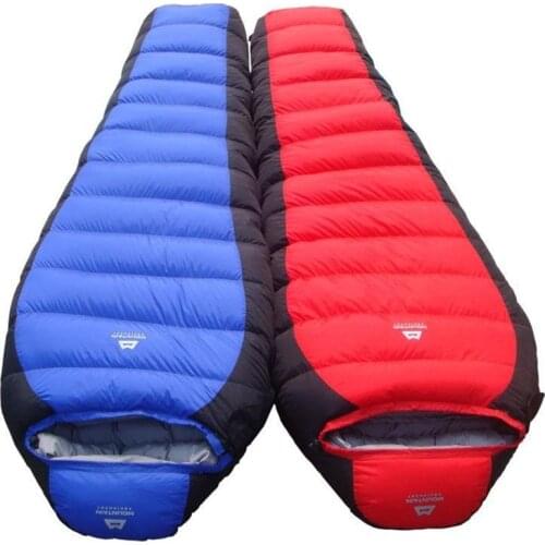 Ultralight Camping Sleeping Bag Mummy Bag White Duck Down Sleeping Bag Adult Camping Accessories Camping Sleeping