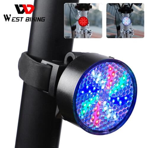 Bicycle Tail Light Whirling Windmill LED Light 8 Modes USB Charge Bike Light Waterproof Safety Warning Seatpost Cycling Lamp MTB