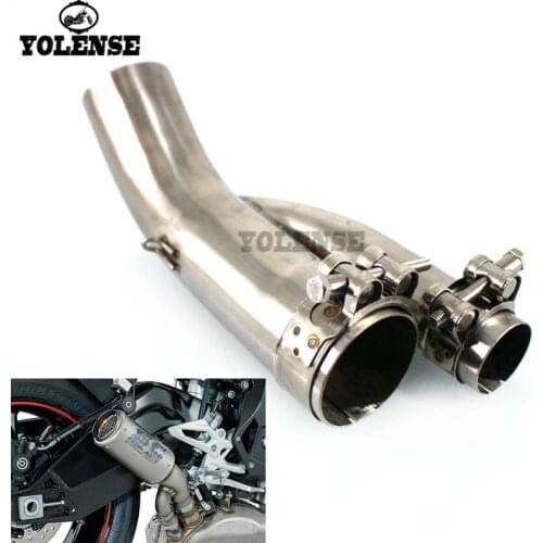 For BMW S1000RR S1000XR S1000R S1000 RR 2017 2018 Motorcycle Link Slip Exhaust Pipe Muffler Exhaust Middle Parts Mid System Tube
