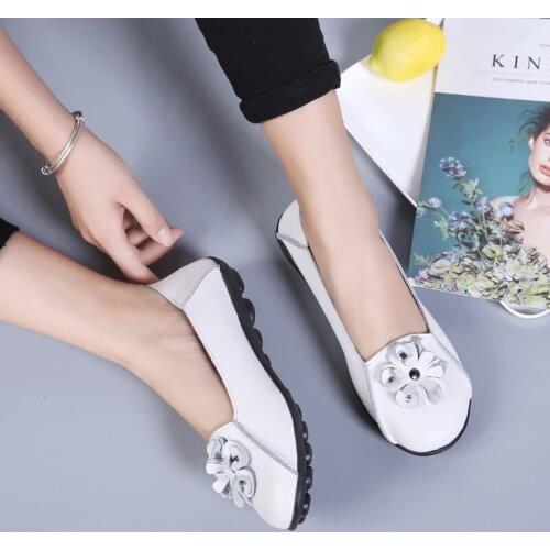 Women Casual Shoes Ballet Flats Women Nurse Light Moccasin Woman Slip On Loafers Shoes Chaussure Femme