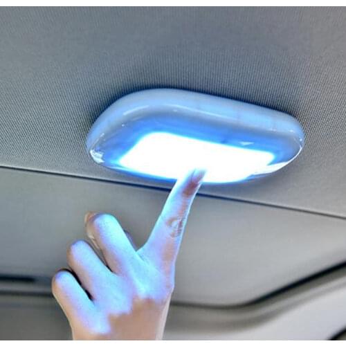 1Pcs Night Light Room Led Roof Lamp Auto Interior Dome Reading Light Touch USB Charging Atmosphere Lamp Welcome Light Trunk Lamp