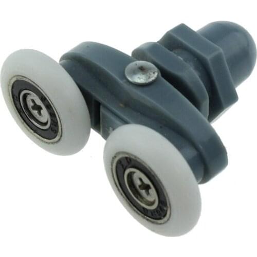 1pcs bathroom Glass Sliding slide Door low noise Double Swaying Pop Up Bearing Roller Pulley Runner 19/23/25/27mm swing wheel