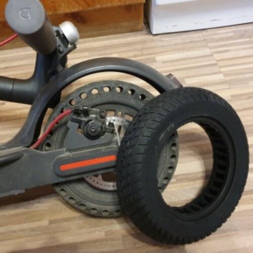 10 Inch Electric Scooter Tire Tyre For Xiaomi M365 10 X 210 X 2.5 Solid Tire Damping Tire Rubber Wheels Tyres for M365 M365 Pro