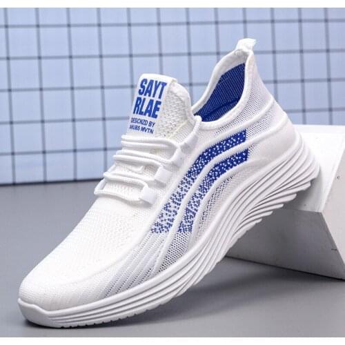 2020 Mens Sneaker Flat Shoes Male Casual Comfortable Lace-Up Shoes For Men Footwear Breathable Air Mesh Running Sport Shoes New