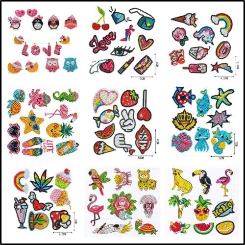 Diamond Art Kits for Kids Diamond Dotz DIY 5D Diamond Painting Mosaic Sticker Art Kits by Numbers for Children Adult Beginners