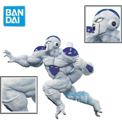 BANDAI Original Z-BATTLE Dragon Ball Anime Figures Frieza PVC Action Figure Collections Hand-Model Doll Kids Toys Gifts For Boys