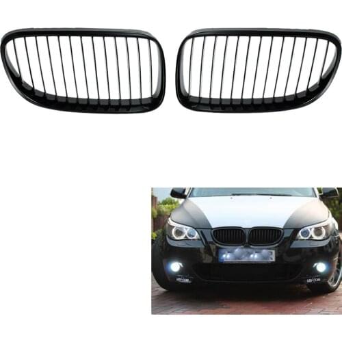 Gloss Black Front Center Wide Kidney Hood Grille for BMW E92 E93 2010-15 New