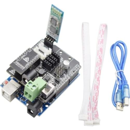 HC-06 Bluetooth APP Controller with UNO R3 for Arduino TB6612 Motor Driver Board for 2 Wheels Self-balancing Robot Car DIY STEM