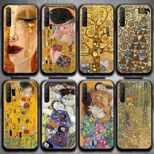 Kiss By Gustav Klimt Phone Case For OPPO Realme 6 Pro C3 5 Pro C2 RENO2-Z A11X XT