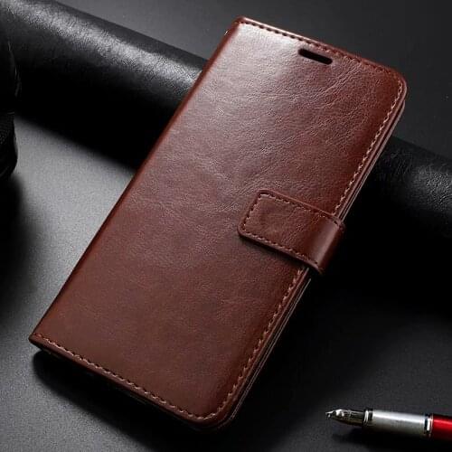 100pcs Crazy Horse Flip Wallet Leather Case For Samsung Note 20 Ultra/Note 10 Plus/S20 Ultra/S20 FE/S21 FE/Note 9/S9/S10 Plus