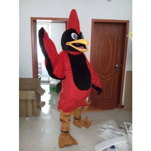 Red Eagle Mascot Costume Suit Cosplay Party Animal Game Fancy Dress Outfits Advertising Halloween Fursuit Character Adults Size