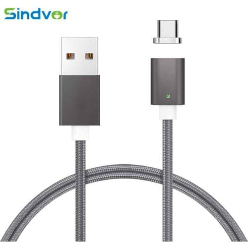 Type C Magnetic USB Cable Fast Charging USB C Cable Magnet Adapter Charger Data Charge For Samsung S8 S9 Note 9 Xiaomi USB Cord