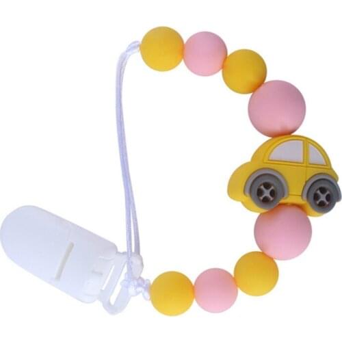 Infant Care Holder Chains for Pacifiers Nipples Baby Girl Boy Cartoon Clip Chain Soother Beaded Teethers 2020 New Arrive