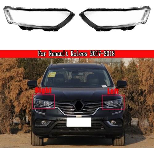 Headlamps Transparent Cover Lampshade Lamp Shell Masks Headlight Cover Lens Headlight Glass For Renault Koleos 2016-2018