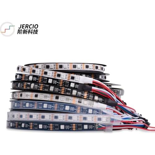 Jercio XT1901s break point continuous transmission external IC DC12V RGB led light strip for decorative lighting