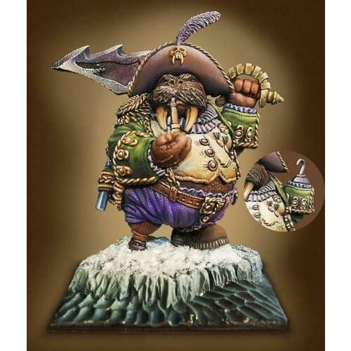 New Unassembled 1/32 45mm ancient stand animal with base Resin Figure Unpainted Model Kit