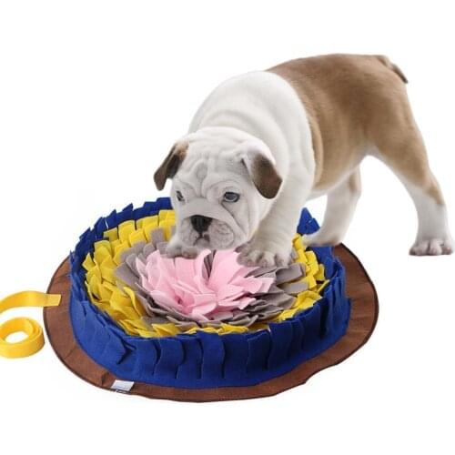 Snuffle Mat Dog Puzzle Toys Increase Slow Dispensing Feeder Pet Cat Puppy Training Games FeedingFeeding Food Intelligence Toy