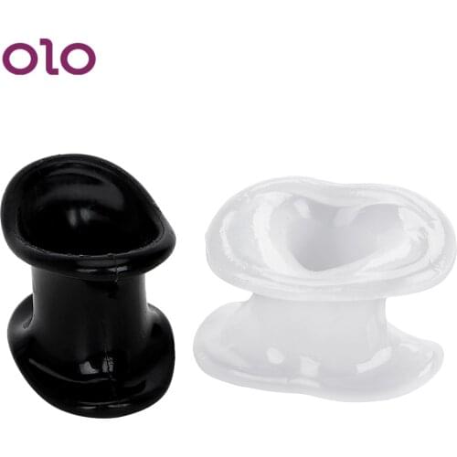 OLO Penis Extender Penis Ring Cock Rings Scrotum Stretcher Male Chastity Device Delay Ejaculation Sex Toys For Men