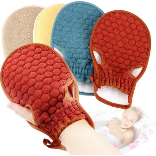 Exfoliating SPA massage towel Bathing bath towel Gloves strong back rubbing mud bath towel Adult rubbing back bath towel