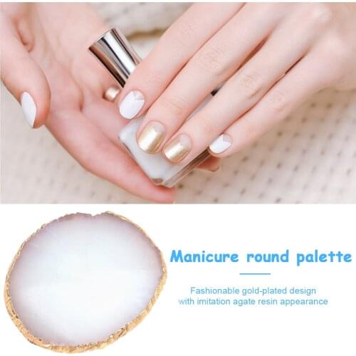 Nail Color Mixing Art Palette Color Chart Palette Resin Stone Manicure Palette Foundation Mixing Make Up Tool