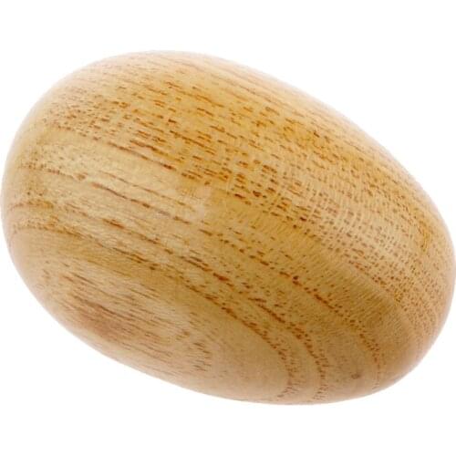 Durable Wooden Egg Shaker Hand Percussion Maraca Rhythm Toy for Children Educational Toys