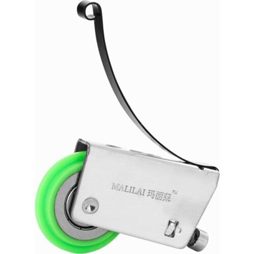 Titanium alloy sliding door pulley, clothes cupboard glass sliding door wheels, bathroom stainless steel waterproof bottom wheel