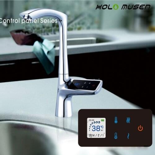 2 Years Warranty Luxury LCD Display Touch Screen Smart Thermostat Sink Faucet Electric Tap Mixer Digital Thermostat Faucet