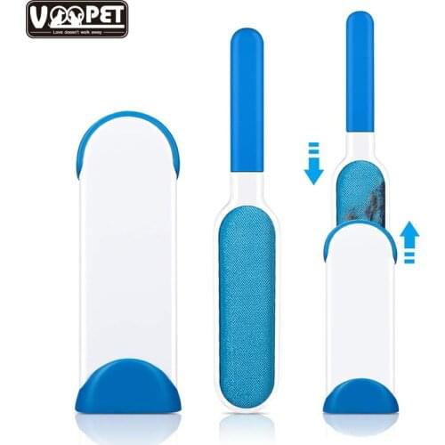 Pet Hair Remover Brush Dog & Cat Hair Remover with Self-Cleaning Base Animal Hair Removal Tool Pet Supplies Dog Fur Clean