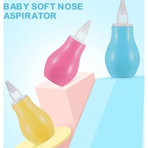 New Born Silicone Baby Safety Nose Cleaner Vacuum Suction Children Nasal Aspirator Baby Care Baby Accessories Vacuum Sucker
