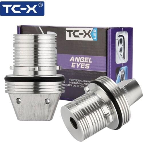 TC-X 2 Pcs 10W 6000K Angel Eyes LED Marker Lights Halo Rings for BMW E39 E53 E65 E66 E60 E61 E63 E64 E87 Car Bulbs High Quality