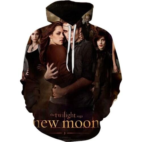 Twilight Men Women Hoodies Hooded Casual Hip Hop Streetwear Long Sleeves Sweatshirts Boys Girls AutumnTops Coats