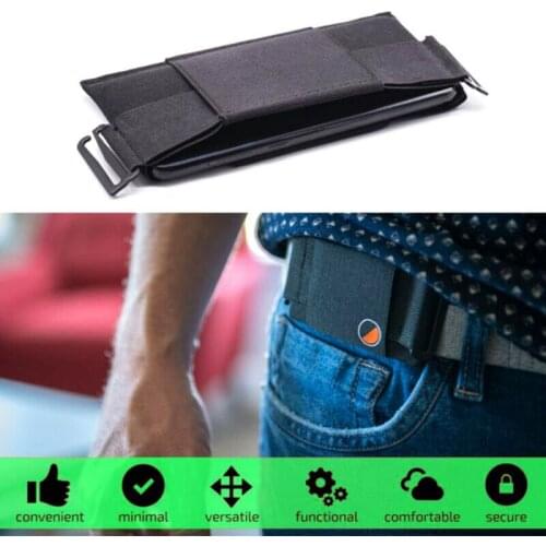 Business ID Card Holder Money Belt Wallet Waist Bag Elastic Mobile Phone Cards Bags Invisible Wallets For Men Women