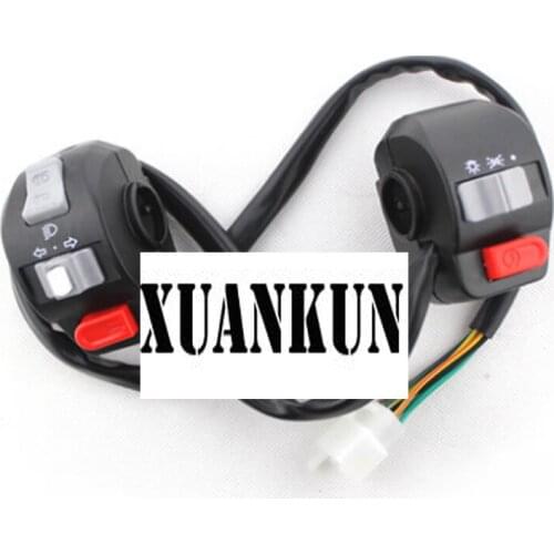 XUANKUN Motorcycle Disc Brake Combination Switch About Aluminum Brake Switch