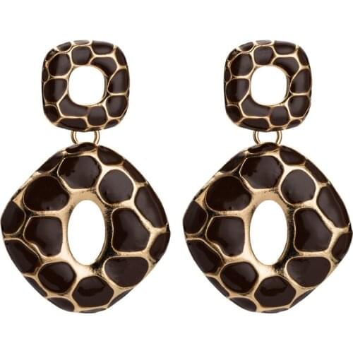 Za Earrings Female 2019 Leopard Geometric Earring Dangle Korean Earrings For Women Pendientes Drop Earring Jewelry Oorbellen