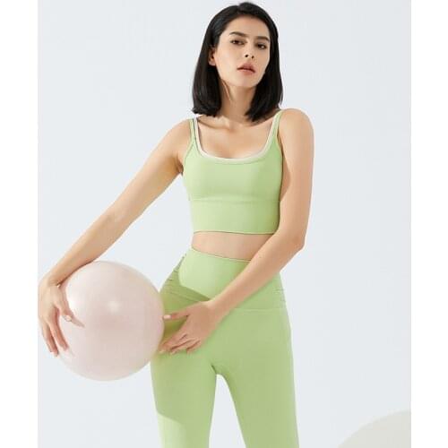 CHRLEISURE Summer Backless Sports Bra Women Comfortable Tank Tops Women Push Up Fitness Underwear Women