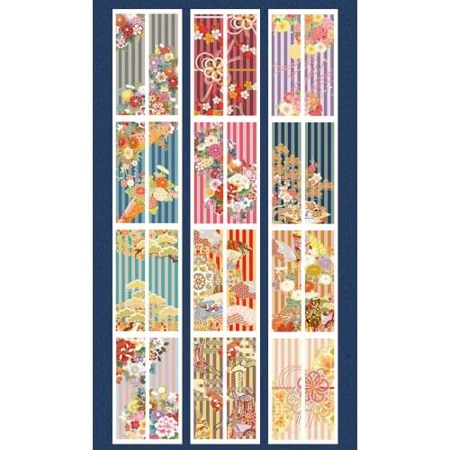 1 loop size Baihua pattern decorative masking tape 100cm