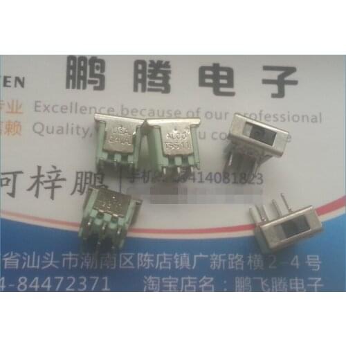 1PCS Original American USA ALCO toggle switch sliding bent foot 3 foot with bracket 2 gear TSS11 0.4VA