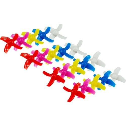 10Pairs LDARC 40mm/ 48mm 4-Blades Propeller Props CW CCW for Mobula7KINGKONG Tiny R7 7X INDUCTRIX FPV+ 8X DIY FPV Brush Drone