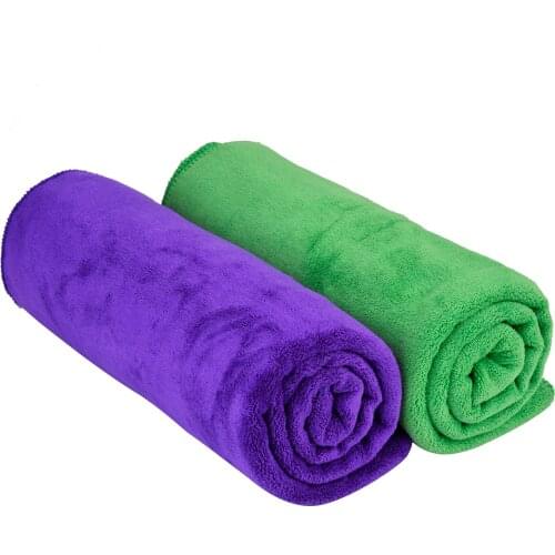 2Pcs Pet Bath Towel Soft Fiber Pet Wash Cloth Large Ultra Absorbent Bath Dry Towel For Dog Cat