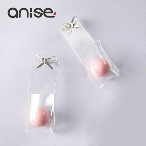 2017 Bow Imitation Pearl Stud Earrings Ear Jacket Geometric Long Earrings White Round Ball Pendant Earring For Women Girls