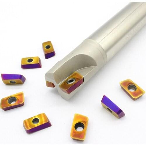 APMT1604 PDER 10PCS+1PCS BAP400R C24 25 250 2T Milling holder carbide insert Shoulder milling tools cutter for CNC Lathe