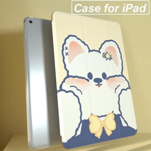 Dog Pattern Case for iPad 10.2 7 8 Generation Case for iPad Pro 11 12.9 Air 4 10.9 2020 3 2 9.7 10.5 2017 Smart Cover